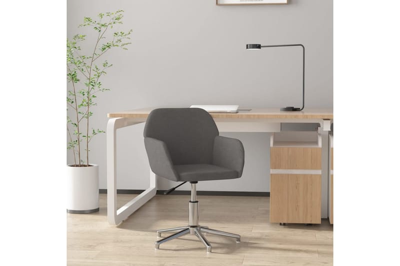 beBasic drejelig kontorstol stof lysegr�å - GrÃ¥ - Kontorstole & skrivebordsstole