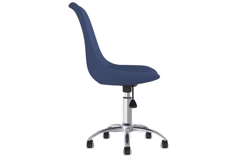 beBasic drejelige spisebordsstole 2 stk. stof blå - BlÃ¥ - Spisebordsstole & køkkenstole