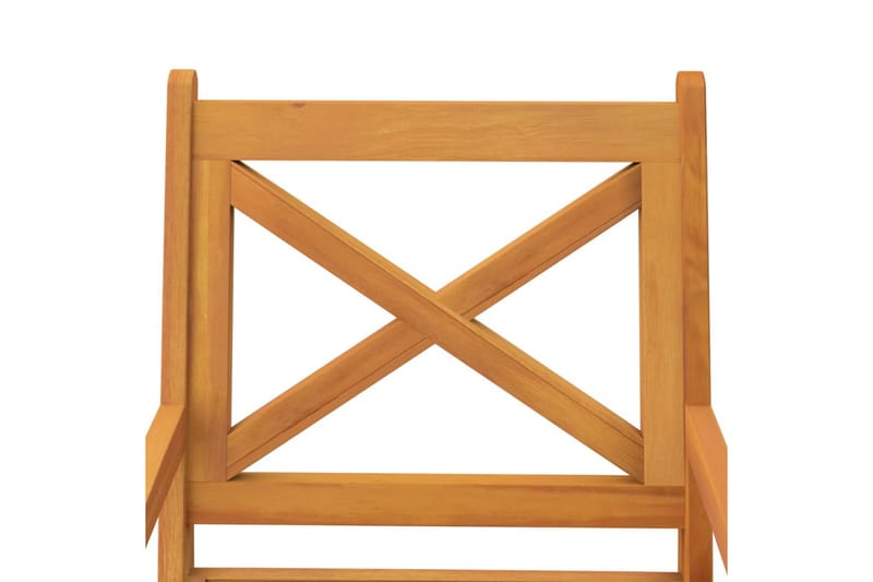 beBasic havestole 2 stk. massivt akacietræ - Brun - Spisebordsstole & køkkenstole - Armstole