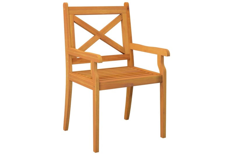 beBasic havestole 3 stk. massivt akacietræ - Spisebordsstole & køkkenstole - Armstole