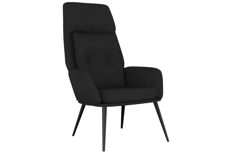 beBasic lænestol imiteret ruskind sort - Sort - Møbler - Stole & lænestole - Lænestole