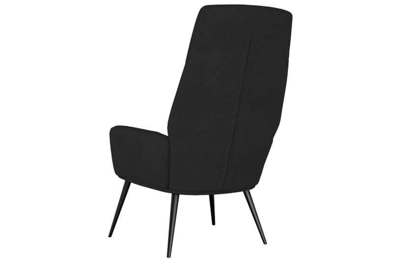 beBasic lænestol imiteret ruskind sort - Sort - Møbler - Stole & lænestole - Lænestole