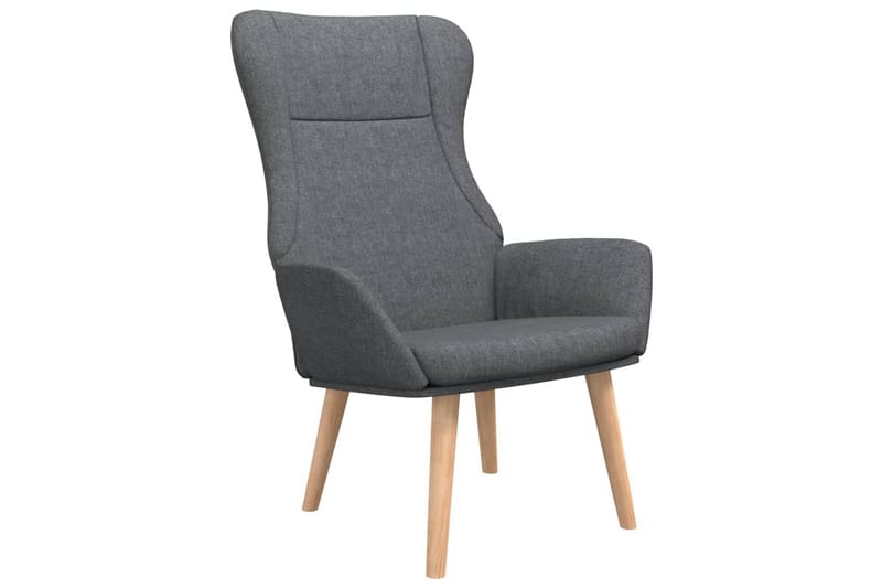 beBasic lænestol stof mørkegrå - GrÃ¥ - Møbler - Stole & lænestole - Lænestole