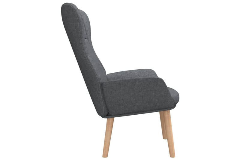 beBasic lænestol stof mørkegrå - GrÃ¥ - Møbler - Stole & lænestole - Lænestole