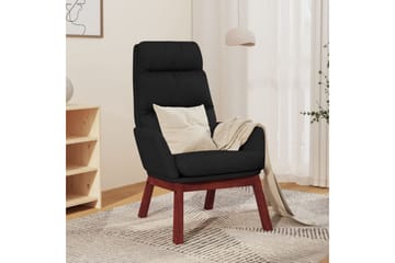 beBasic lænestol stof sort - Sort - Møbler - Stole & lænestole - Lænestole
