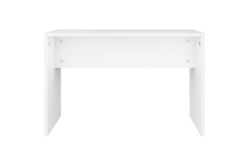 beBasic skammel til makeupbord 70x35x45 cm konstrueret træ hvid - Hvid - Taburet & skammel