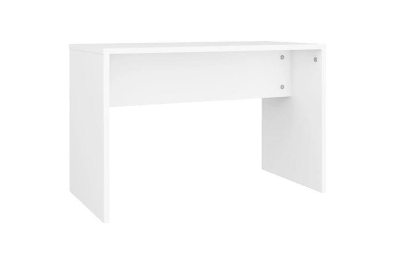 beBasic skammel til makeupbord 70x35x45 cm konstrueret træ hvid - Hvid - Taburet & skammel