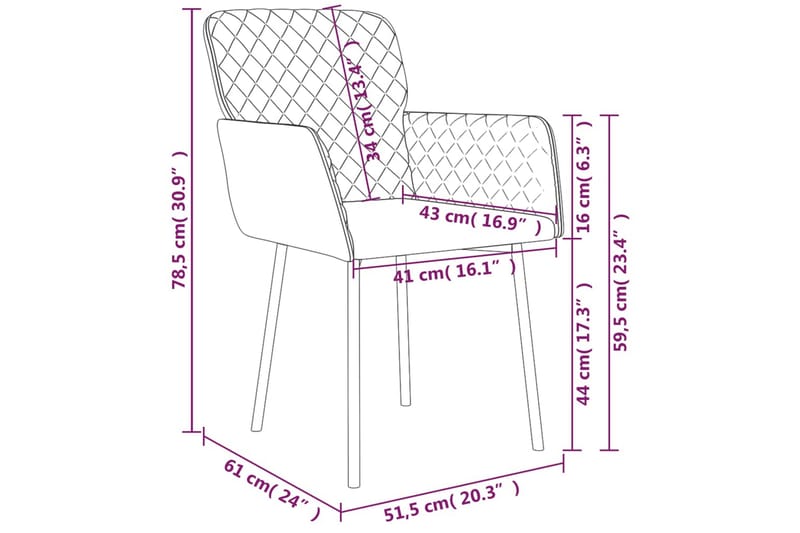 beBasic spisebordsstole 2 stk. fløjl lysegrå - GrÃ¥ - Møbler - Stole & lænestole - Spisebordsstole & køkkenstole