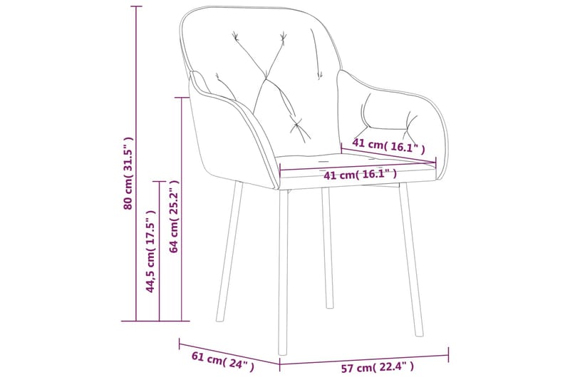 beBasic spisebordsstole 2 stk. fløjl lysegrå - GrÃ¥ - Møbler - Stole & lænestole - Spisebordsstole & køkkenstole