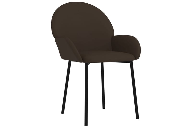 beBasic spisebordsstole 2 stk. kunstlæder brun - Brun - Spisebordsstole & køkkenstole