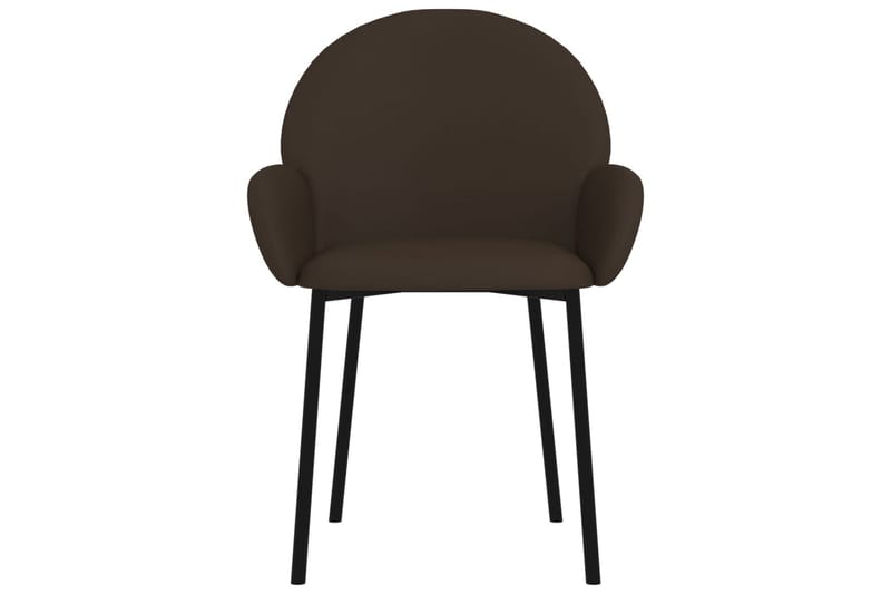 beBasic spisebordsstole 2 stk. kunstlæder brun - Brun - Spisebordsstole & køkkenstole