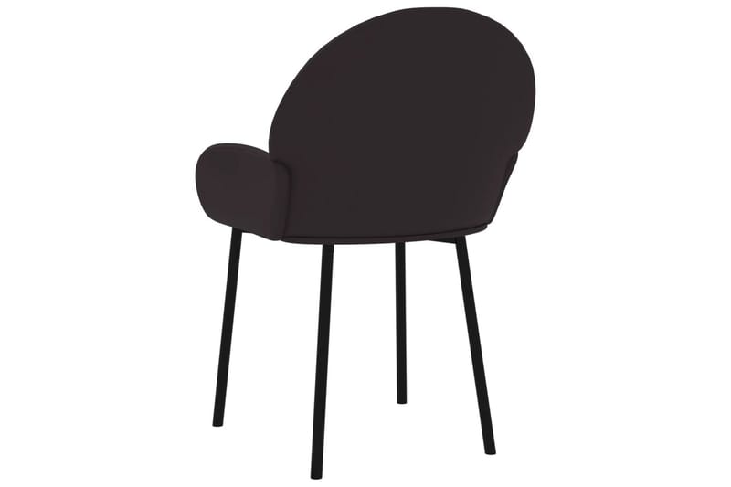 beBasic spisebordsstole 2 stk. kunstlæder sort - Sort - Spisebordsstole & køkkenstole