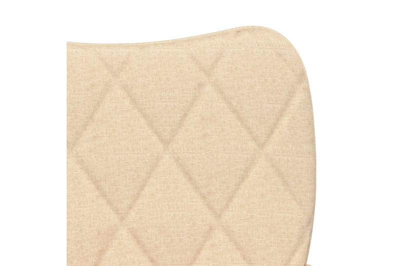 beBasic spisebordsstole 2 stk. stof cremefarvet - Creme - Møbler - Stole & lænestole - Spisebordsstole & køkkenstole