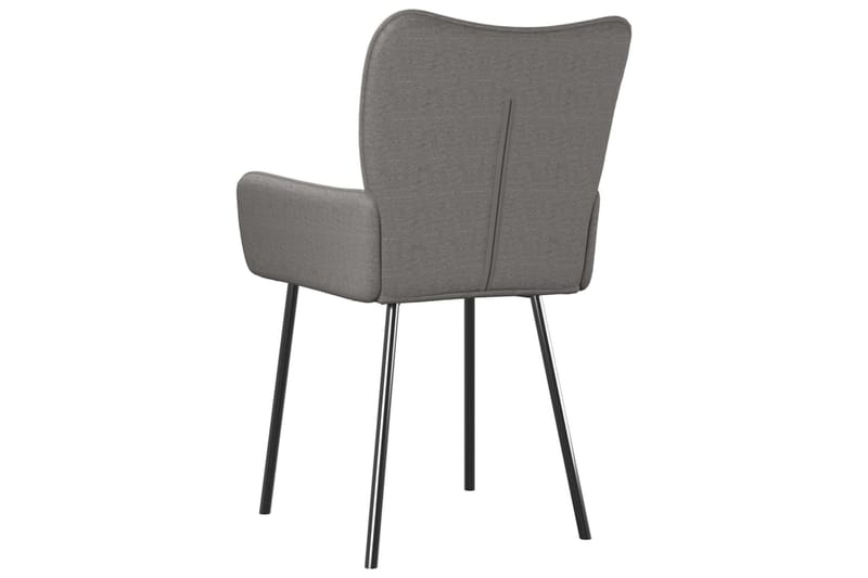 beBasic spisebordsstole 2 stk. stof lysegrå - GrÃ¥ - Møbler - Stole & lænestole - Spisebordsstole & køkkenstole