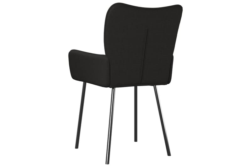 beBasic spisebordsstole 2 stk. stof sort - Sort - Møbler - Stole & lænestole - Spisebordsstole & køkkenstole