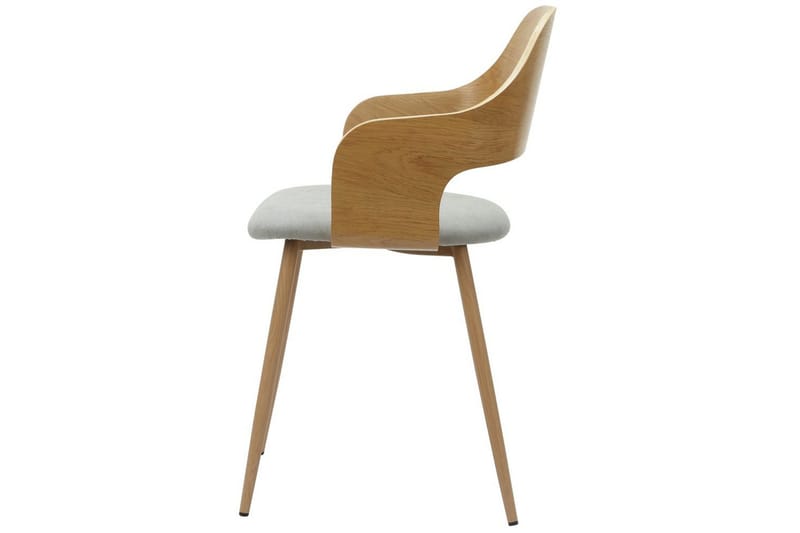 Belle Armlænestol - Grå - Møbler - Stole & lænestole - Spisebordsstole & køkkenstole