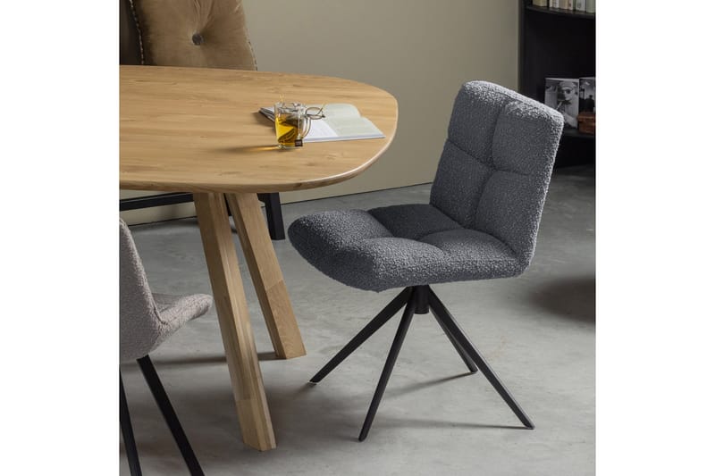 Birkelund Spisestol - Antracit - Spisebordsstole & køkkenstole