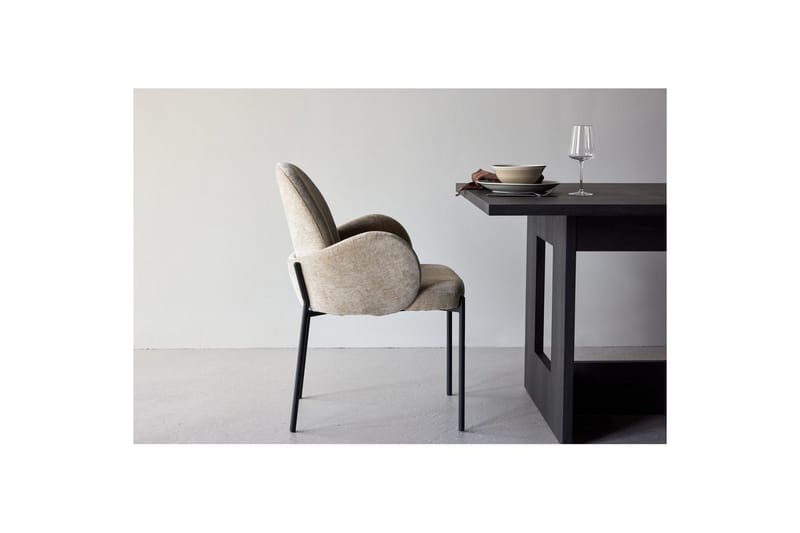 Bloom Spisestuestol - Beige - Møbler - Stole & lænestole - Armstole