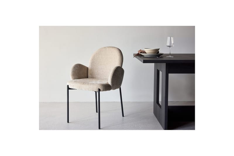Bloom Spisestuestol - Beige - Møbler - Stole & lænestole - Armstole