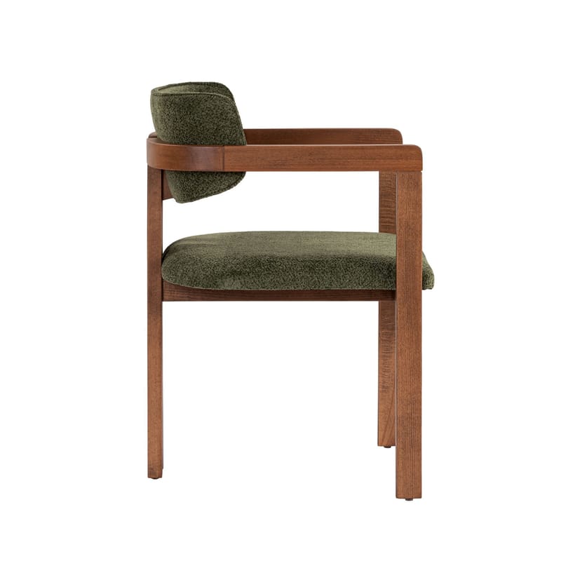 Bonavista Stol - grøn og valnød - Møbler - Stole & lænestole - Spisebordsstole & køkkenstole