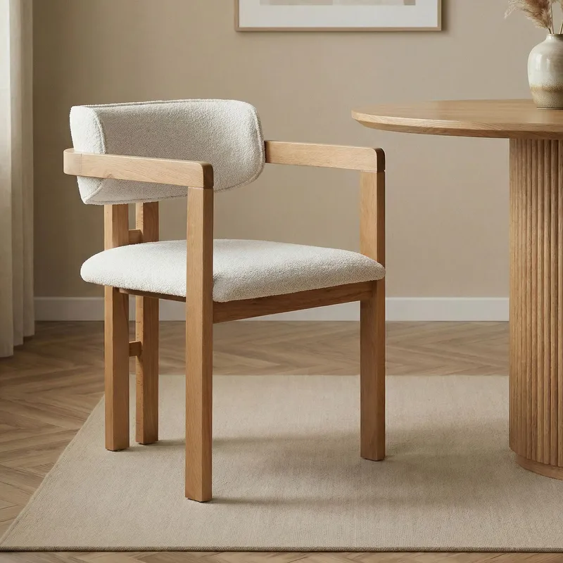 Bonavista Stol - hvid og eg - Møbler - Stole & lænestole - Spisebordsstole & køkkenstole