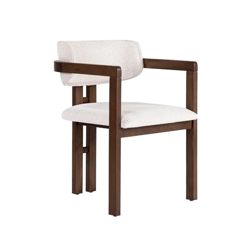 Bonavista Stol - hvid og mørk valnød - Møbler - Stole & lænestole - Spisebordsstole & køkkenstole