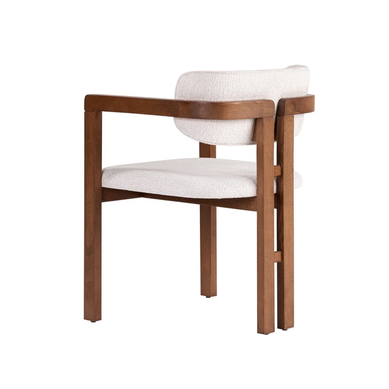 Bonavista Stol - hvid og valnød - Møbler - Stole & lænestole - Spisebordsstole & køkkenstole