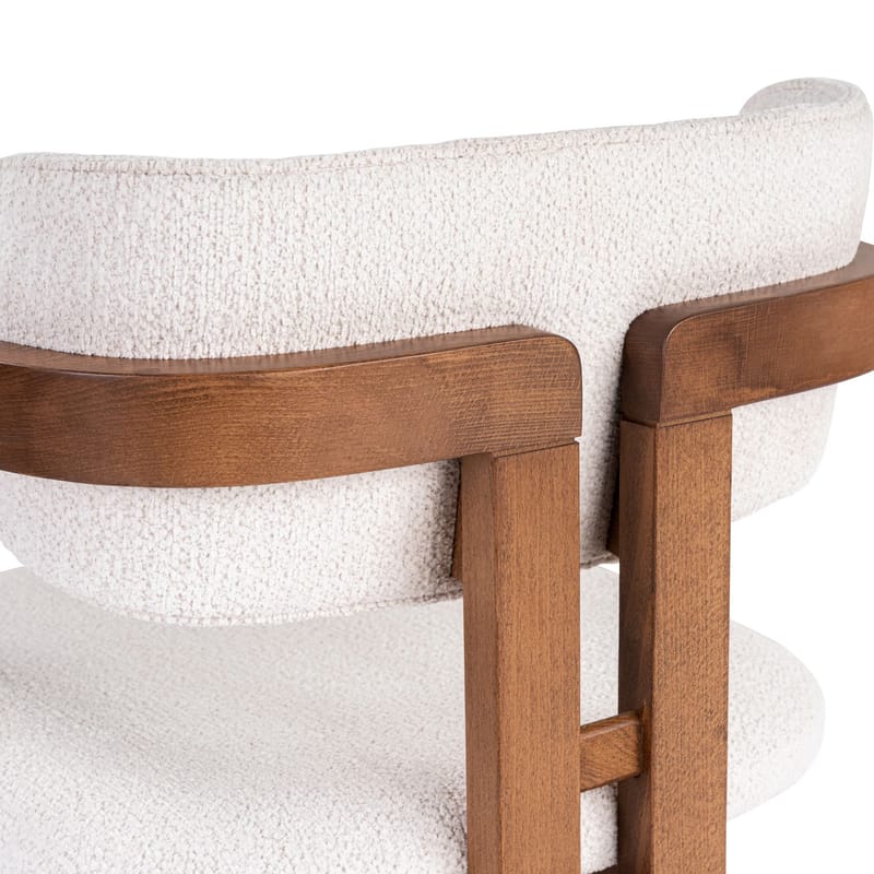 Bonavista Stol - hvid og valnød - Møbler - Stole & lænestole - Spisebordsstole & køkkenstole