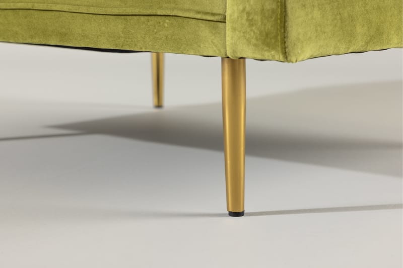 Boom Fløjlslænestol - Grøn - Møbler - Stole & lænestole - Lænestole