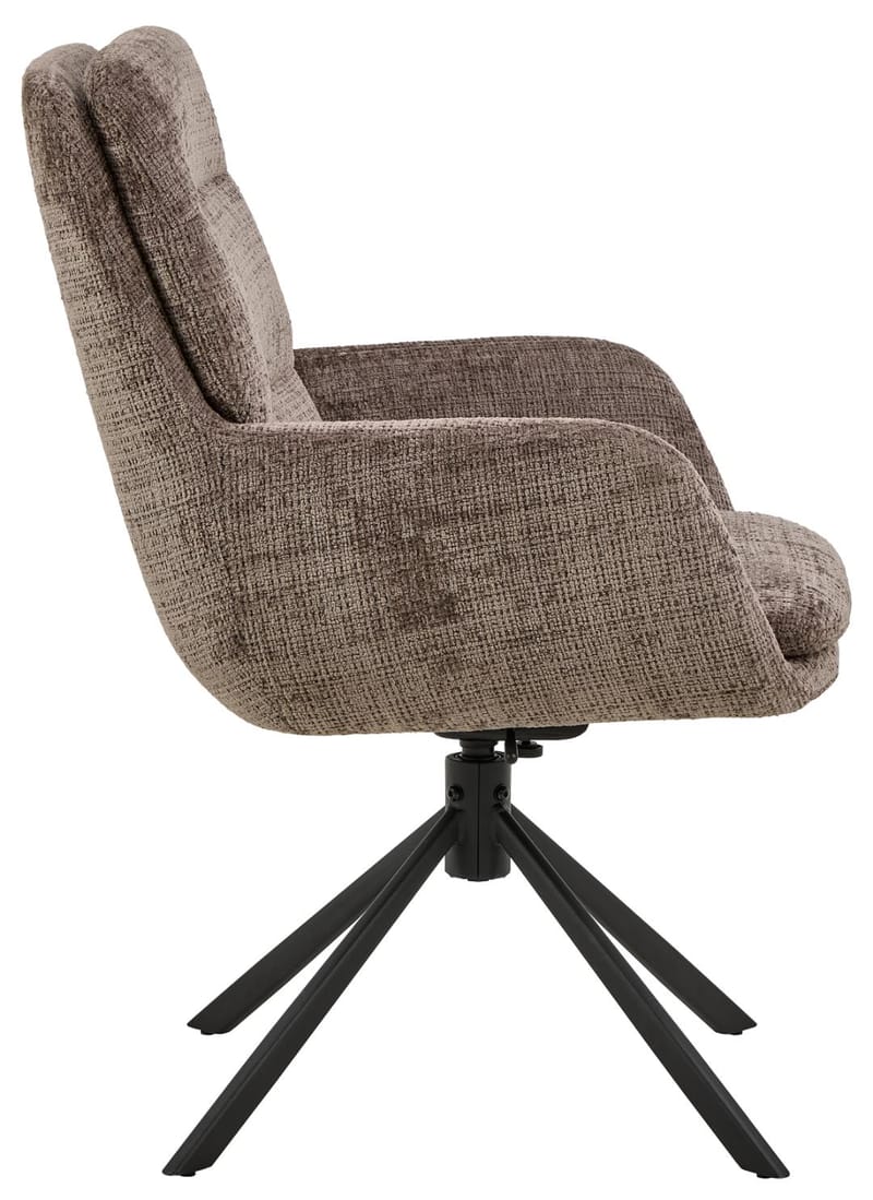 Brennor spisebordsstol med armlæn - Støvet brun - Møbler - Stole & lænestole - Spisebordsstole & køkkenstole