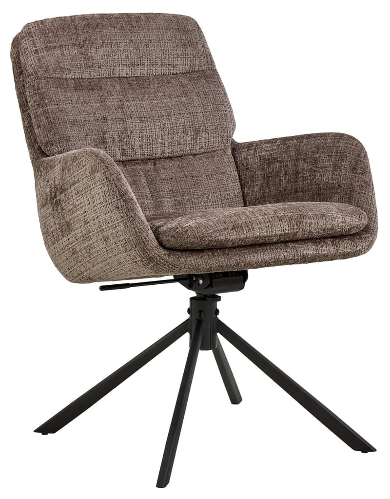 Brennor spisebordsstol med armlæn - Støvet brun - Møbler - Stole & lænestole - Spisebordsstole & køkkenstole