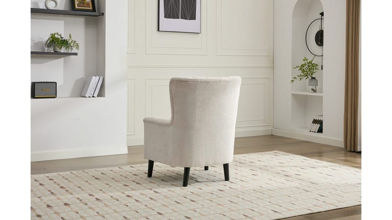 Brevalo lænestol i bouclé - Cream - Møbler - Stole & lænestole - Lænestole