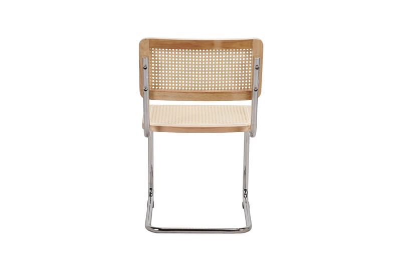 Build Spisestol i rattan - Natur/Krom - Møbler - Stole & lænestole - Spisebordsstole & køkkenstole
