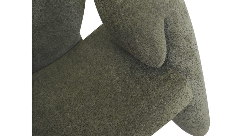 Calvero lænestol i stof - Grøn - Møbler - Stole & lænestole - Lænestole