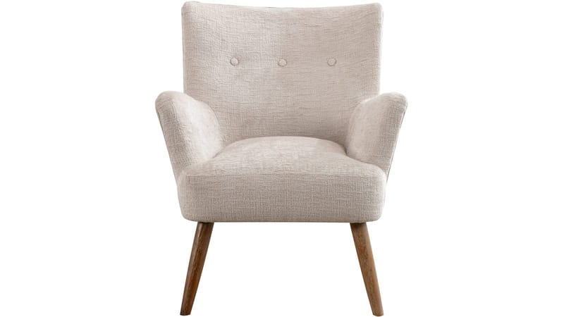 Carlton Lænestol i bouclé - Cream - Møbler - Stole & lænestole - Lænestole