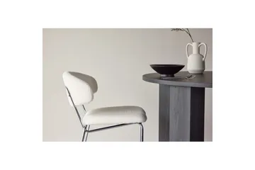 Chico Spisebordsstol i Bouclé - Offwhite - Møbler - Stole & lænestole - Spisebordsstole & køkkenstole