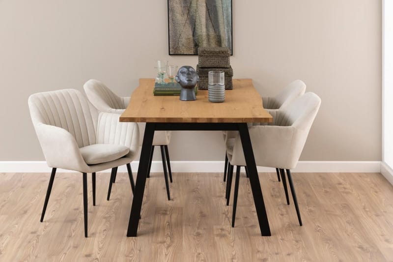 Delaplane Lænestol - Brun - Møbler - Stole & lænestole - Spisebordsstole & køkkenstole