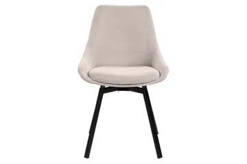 Delera Spisebordsstol i Stof - Beige - Møbler - Stole & lænestole - Spisebordsstole & køkkenstole