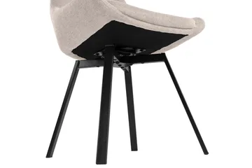 Delera Spisebordsstol i Stof - Beige - Møbler - Stole & lænestole - Spisebordsstole & køkkenstole