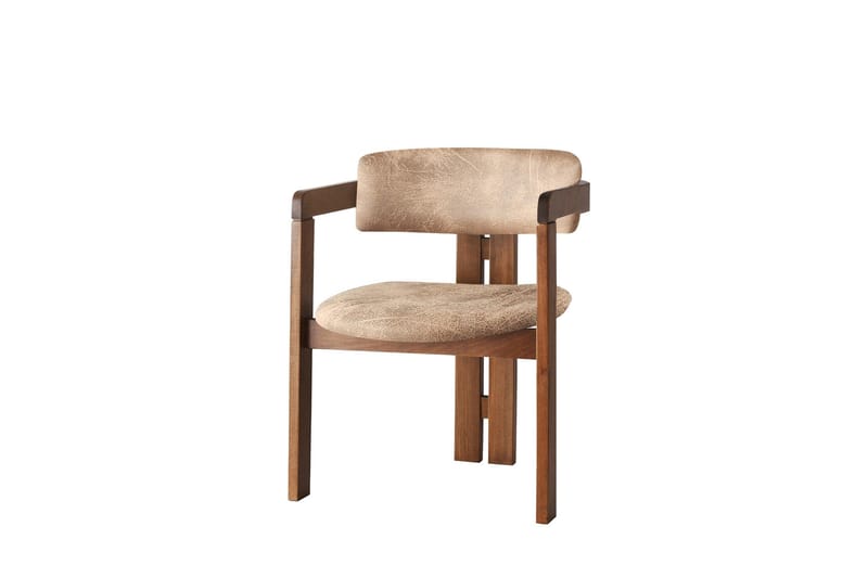 Dellon Armstol, Valnød/Beige