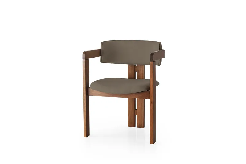 Dellon Armstol - Valnød/Brun - Møbler - Stole & lænestole - Spisebordsstole & køkkenstole