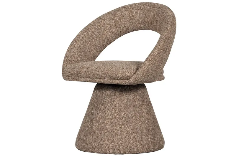 Drejebar Spisestol Winter, Naturlig Melange