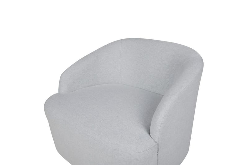 Drejelig lænestol Lavik - Grå, guld - Møbler - Stole & lænestole - Lænestole