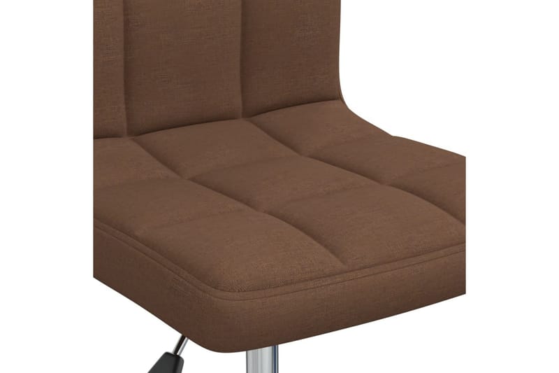 drejelig spisebordsstol stof brun - Brun - Møbler - Stole & lænestole - Spisebordsstole & køkkenstole