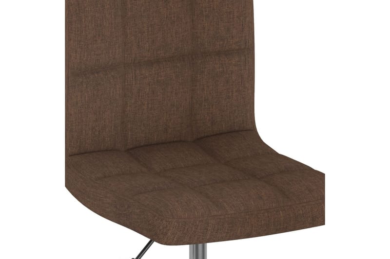 drejelig spisebordsstol stof brun - Brun - Møbler - Stole & lænestole - Spisebordsstole & køkkenstole