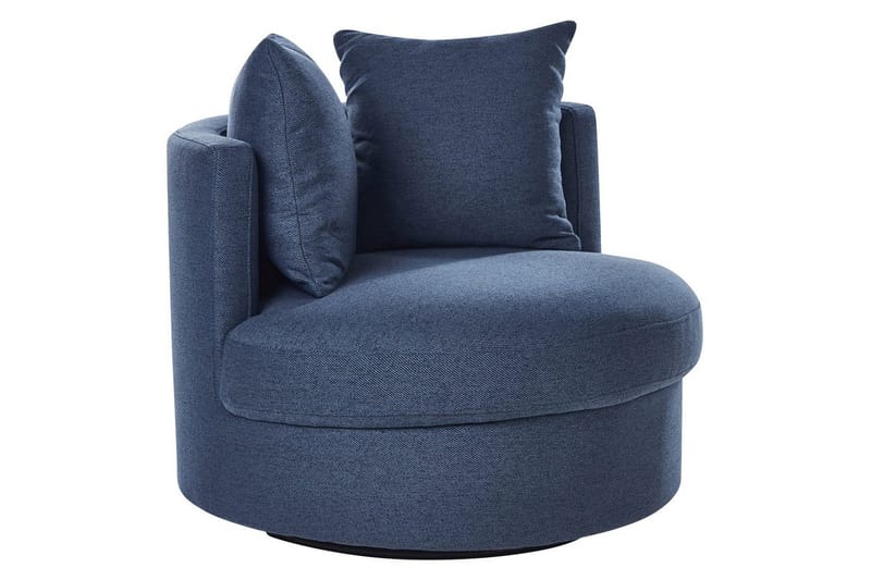 Drejestol Dalby - Blå - Møbler - Stole & lænestole - Lænestole