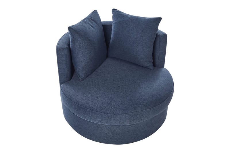 Drejestol Dalby - Blå - Møbler - Stole & lænestole - Lænestole