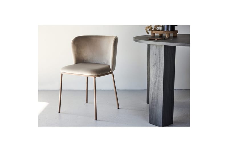 Edina Spisestuestol - Beige - Møbler - Stole & lænestole - Spisebordsstole & køkkenstole