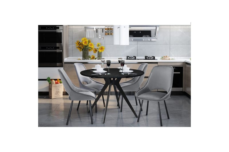 Eliza Spisestol - Grå - Møbler - Stole & lænestole - Spisebordsstole & køkkenstole