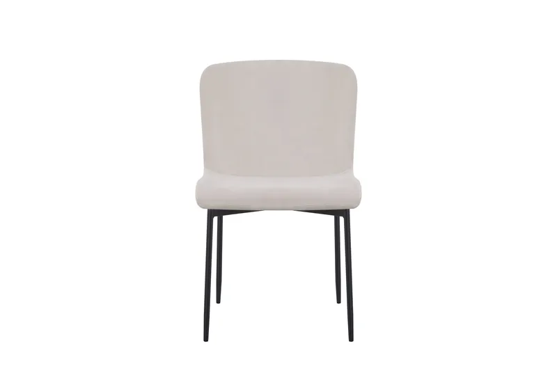 Elsie Spisestol Fløjl - Beige - Møbler - Stole & lænestole - Spisebordsstole & køkkenstole